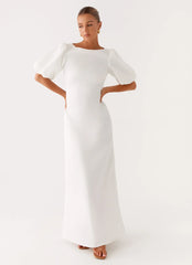 Judy Maxi Dress - White