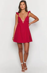 Tammie Red Mini Dress