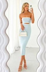 Isobel Blue Midi Dress