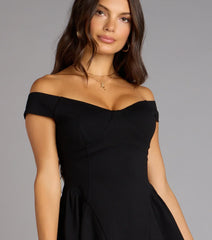 Sweetheart Spin Skater Mini Dress