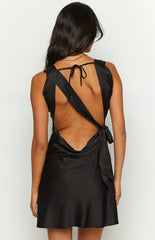Lamira Black Mini Dress