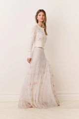 Lomani Secret Crush Tulle Maxi Skirt