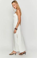 Kayla White Maxi Dress
