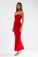 Elora Dress - Scarlet