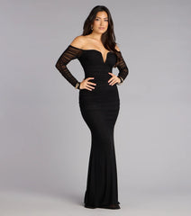 Janelle Mesh Mermaid Formal Dress