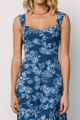 Mandy Maxi Dress | Blue Floral