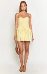 Matilda Yellow Mini Dress