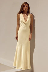 Gabriella Cowl Neck Maxi Dress