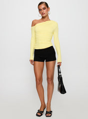 Beller Long Sleeve Top Lemon