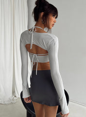 Lowell Mini Skirt Grey