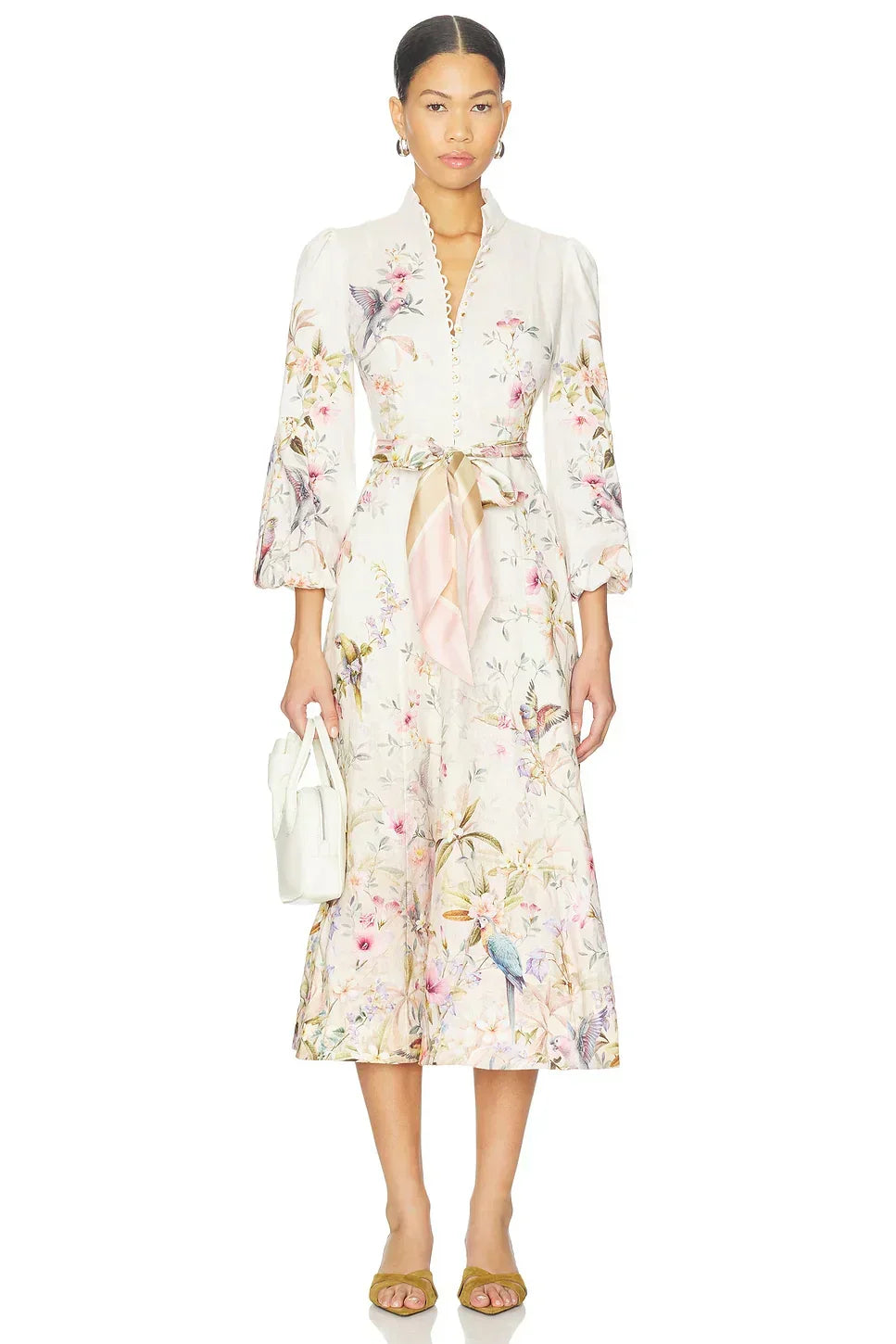 Rebellion Button Midi Dress