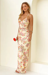 Sintra Yellow Bloom Maxi Dress