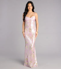 Murielle Sequin Mermaid Formal Dress