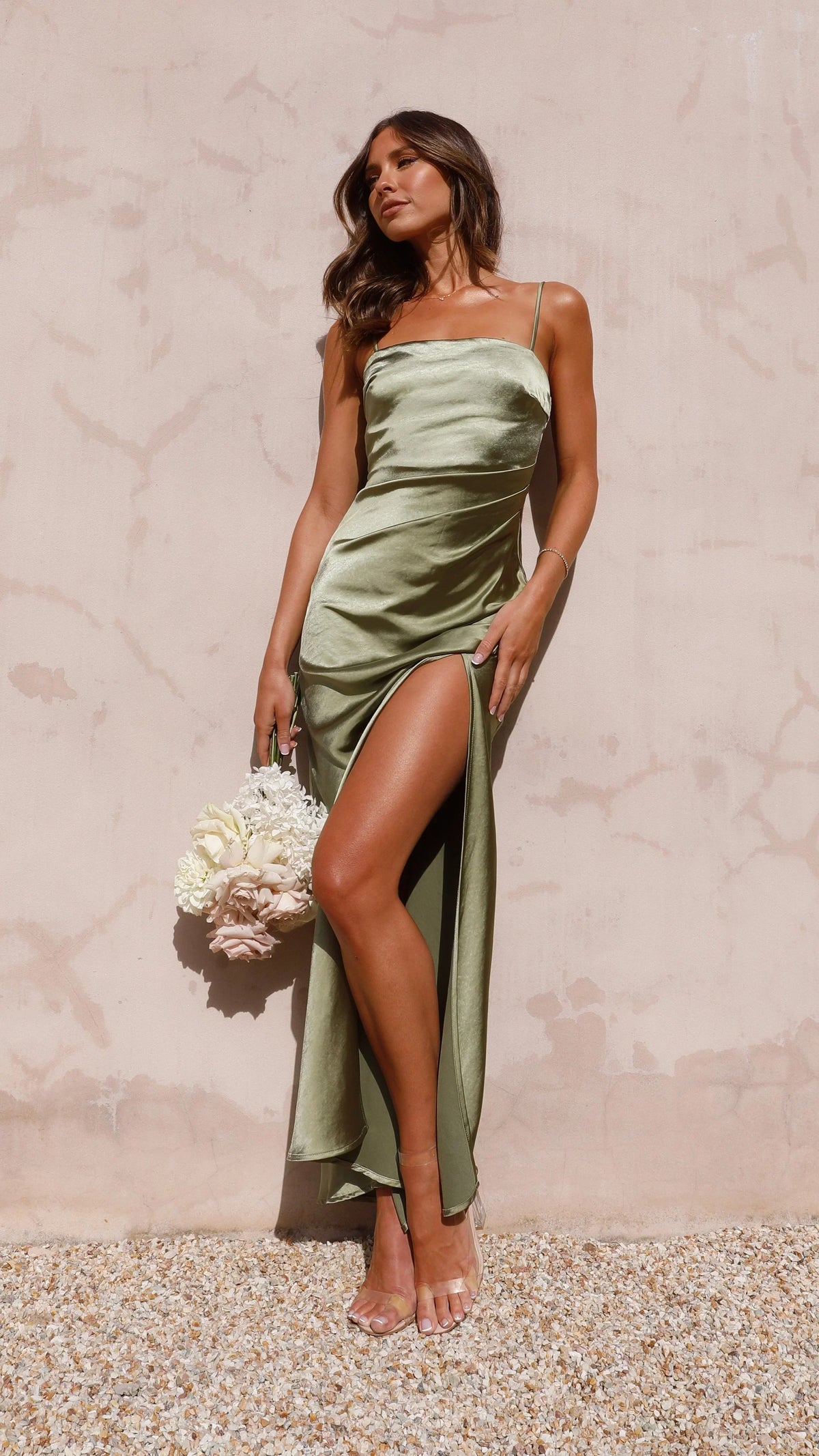 Julia Maxi Dress - Olive