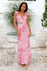Daytime Luxe Maxi Dress Pink