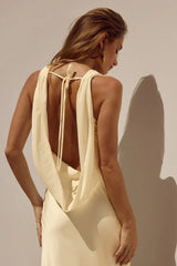Gabriella Cowl Neck Maxi Dress