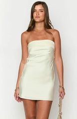 Annie Cream Strapless Mini Dress